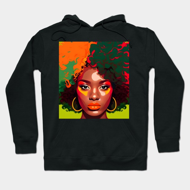 I Am Black History & Excellence Hair Word Art T-Shirt Hoodie by dashawncannonuzf